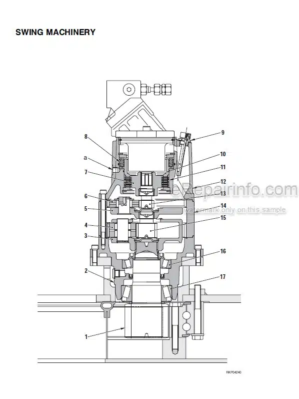 Photo 4 - Komatsu PW110R-1 Shop Manual Hydraulic Excavator WEBM000801 SN 2260000282-