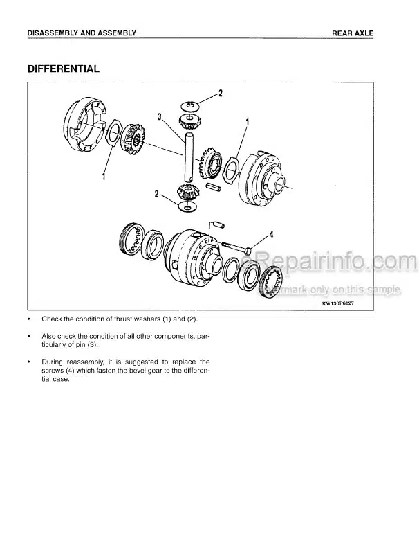 Photo 5 - Komatsu PW130ES-6K Shop Manual Wheel Excavator EEBM001701 SN K30545-