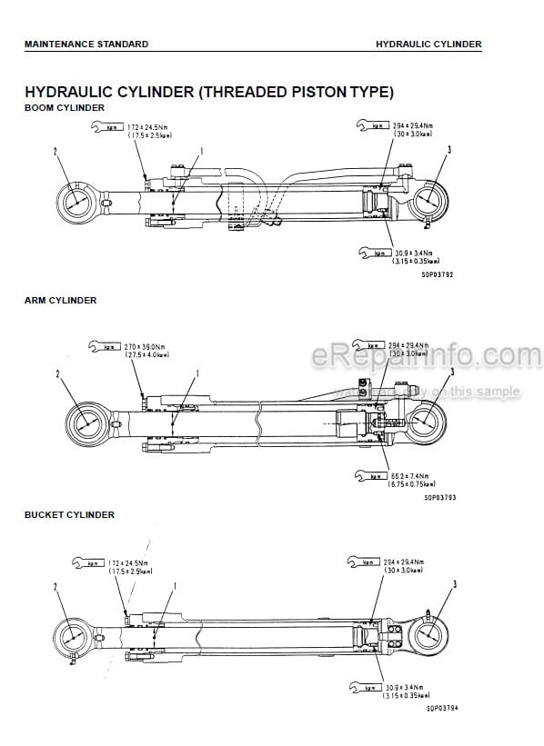 Photo 5 - Komatsu PW130ES-6K Shop Manual Wheel Excavator UEBM001202 SN K32001- K34001- K35001-