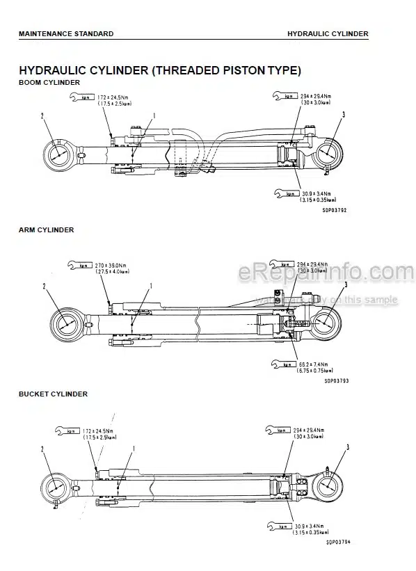 Photo 5 - Komatsu PW130ES-6K Shop Manual Wheel Excavator UEBM001202 SN K32001- K34001- K35001-