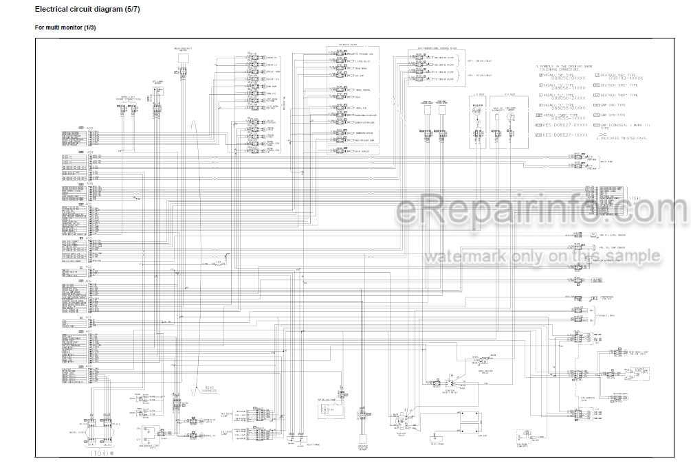 Photo 4 - Komatsu PW140-7 Shop Manual Wheel Excavator VEBM410101 SN H55051-