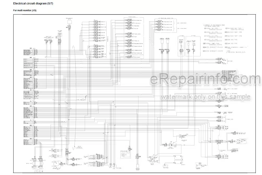 Photo 4 - Komatsu PW140-7 Shop Manual Wheel Excavator VEBM410101 SN H55051-