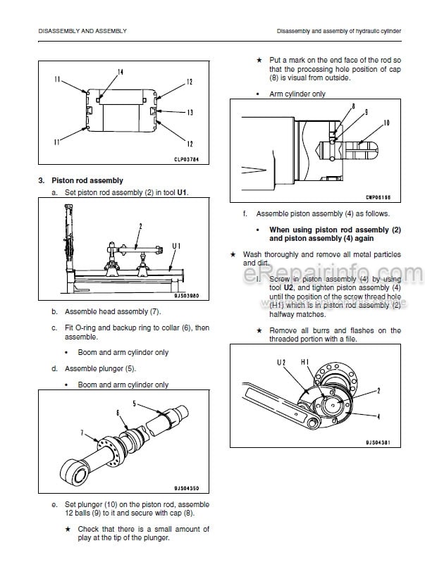 Photo 5 - Komatsu PW148-8 Shop Manual Wheel Excavator VEBM720100 SN H50051-