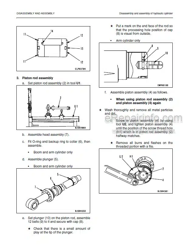 Photo 5 - Komatsu PW148-8 Shop Manual Wheel Excavator VEBM720100 SN H50051-