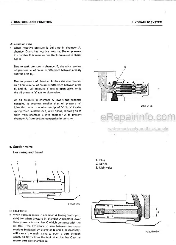 Photo 5 - Komatsu PW150-1 Shop Manual Wheel Excavator SEBM020E0104 SN 1001-