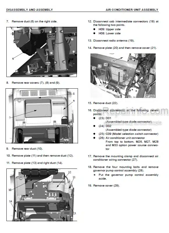 Photo 11 - Komatsu PW160-7K Shop Manual Wheel Excavator UEBM002500 SN K40001-