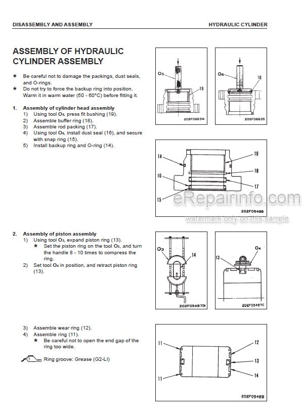 Photo 3 - Komatsu PW170ES-6K Shop Manual Hydraulic Excavator UEBM001001 UEBM000801  SN K32001- K34001-