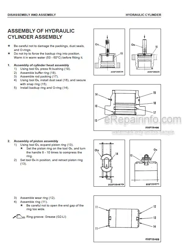 Photo 3 - Komatsu PW170ES-6K Shop Manual Hydraulic Excavator UEBM001001 UEBM000801  SN K32001- K34001-