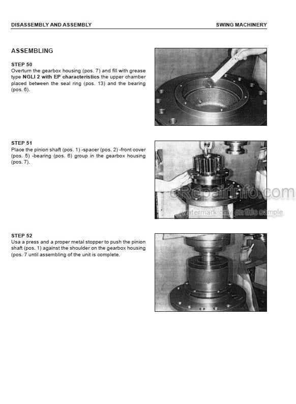 Photo 7 - Komatsu PW170ES-6 Shop Manual Hydraulic Excavator UEBD000500 SN K30001-