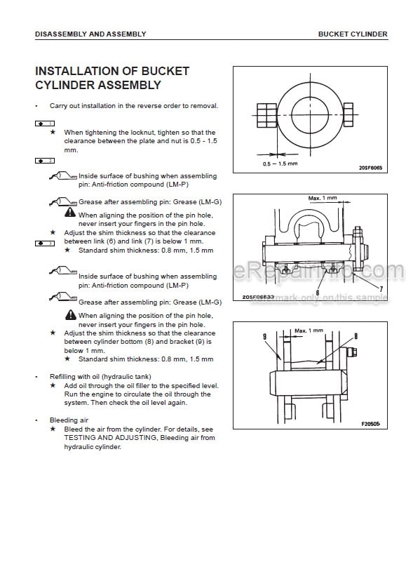 Photo 3 - Komatsu PW170ES-6K Shop Manual Wheel Excavator EEBM001601 SN K30001-