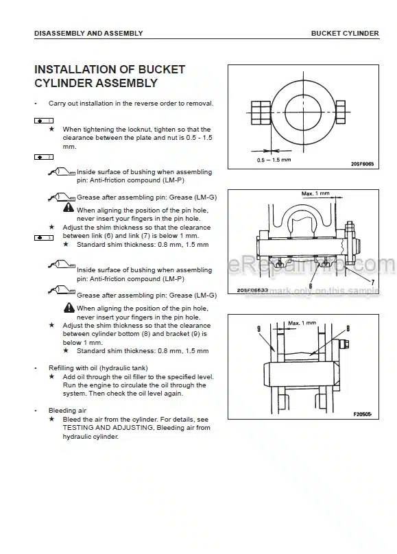 Photo 3 - Komatsu PW170ES-6K Shop Manual Wheel Excavator EEBM001601 SN K30001-
