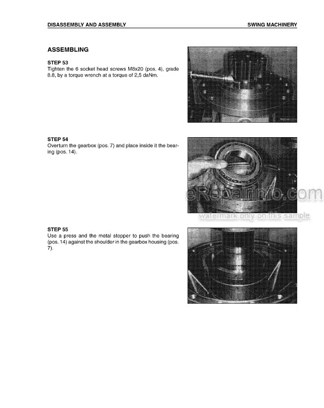 Photo 9 - Komatsu PW170ES-6 Shop Manual Hydraulic Excavator UEBD000500 SN K30001-