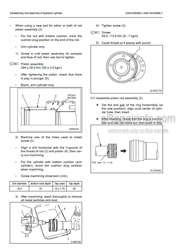 Photo 5 - Komatsu PW180-7E0 Shop Manual Wheel Excavator VEBM400101 SN H55051-
