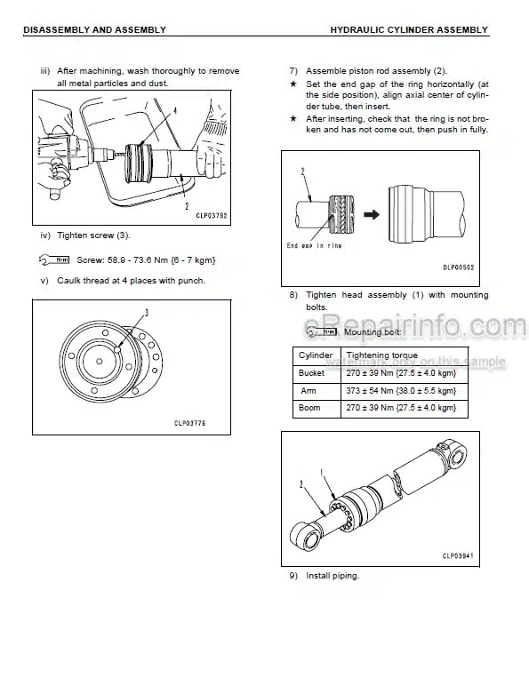 Photo 5 - Komatsu PW200-7K PW220-7K Shop Manual Wheel Excavator UEBM001901 SN 40001-