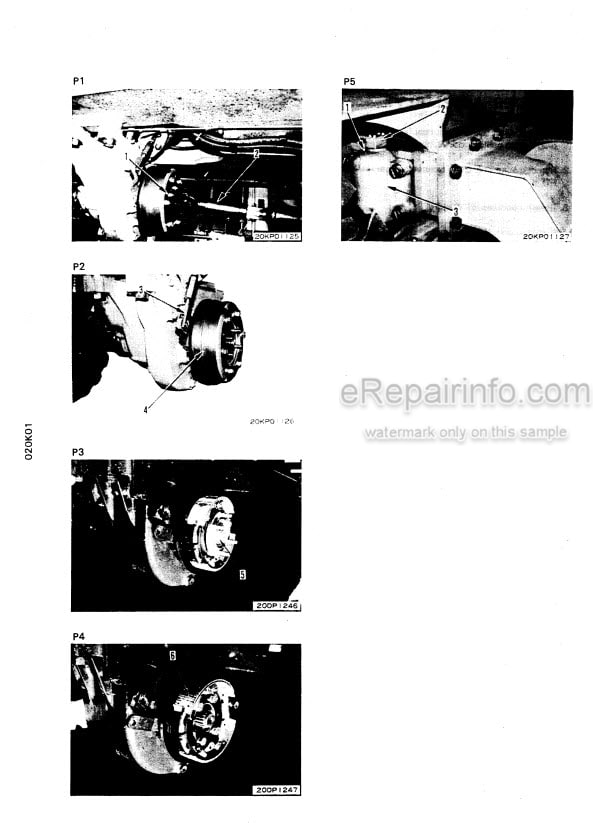 Photo 5 - Komatsu FB10M-1 FB13M-1 FB15M-1 Parts Book Forklift Truck FB10M15M1-PNE3