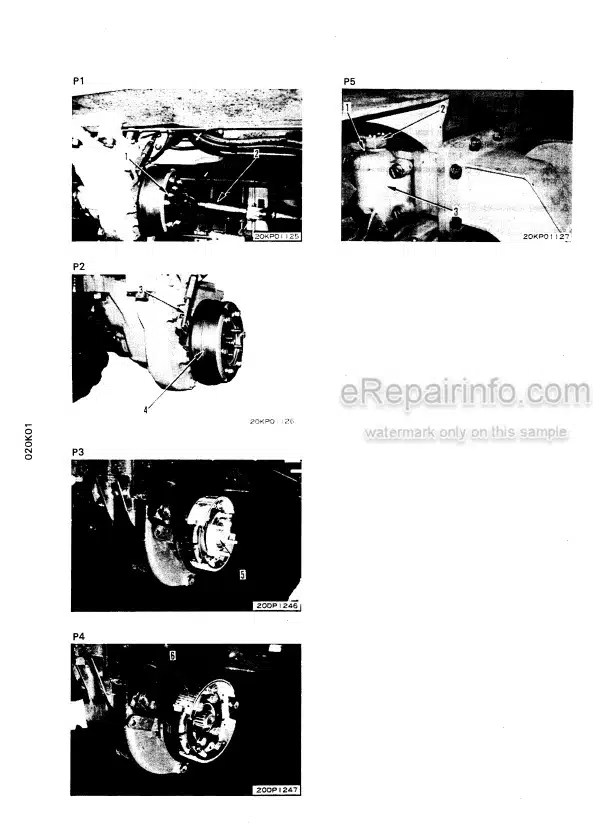 Photo 5 - Komatsu FB10M-1 FB13M-1 FB15M-1 Parts Book Forklift Truck FB10M15M1-PNE3