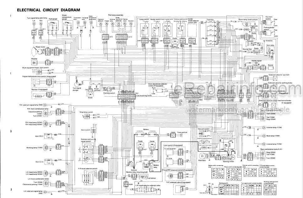 Photo 4 - Komatsu PW60-3 Shop Manual Wheel Excavator SEBM020B0303 SN 2001-