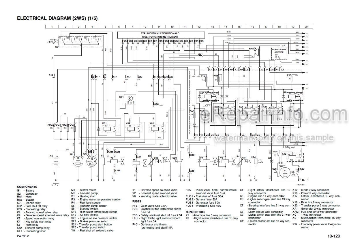 Photo 4 - Komatsu PW75R-2 Shop Manual Hydraulic Excavator WEBM001601 SN 22E0200243-