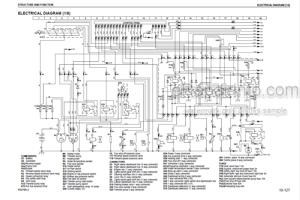 Photo 4 - Komatsu PW75R-2 Shop Manual Hydraulic Excavator WEBM001602 SN 22E0210001-