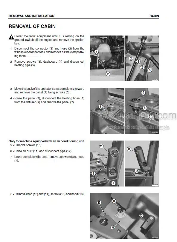 Photo 9 - Komatsu PW75R-2 Shop Manual Hydraulic Excavator WEBM001602 SN 22E0210001-