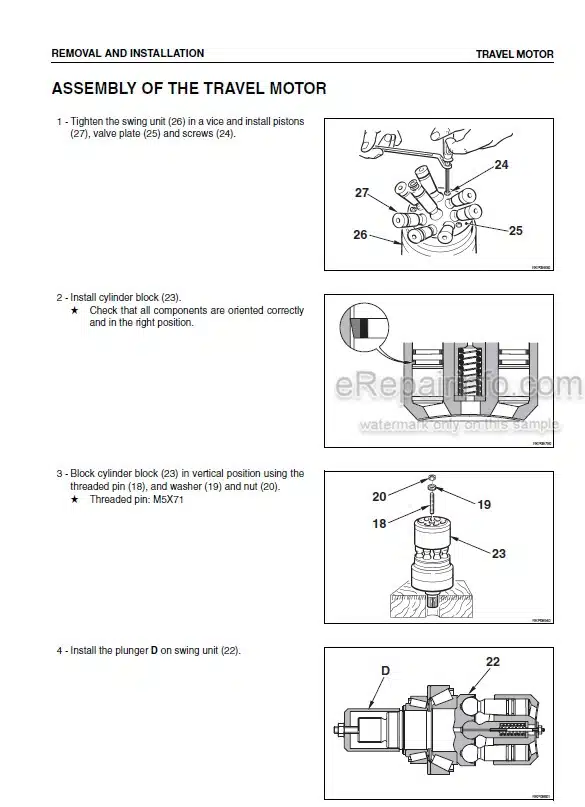 Photo 5 - Komatsu PW75R-2 Shop Manual Hydraulic Excavator WEBM001602 SN 22E0210001-