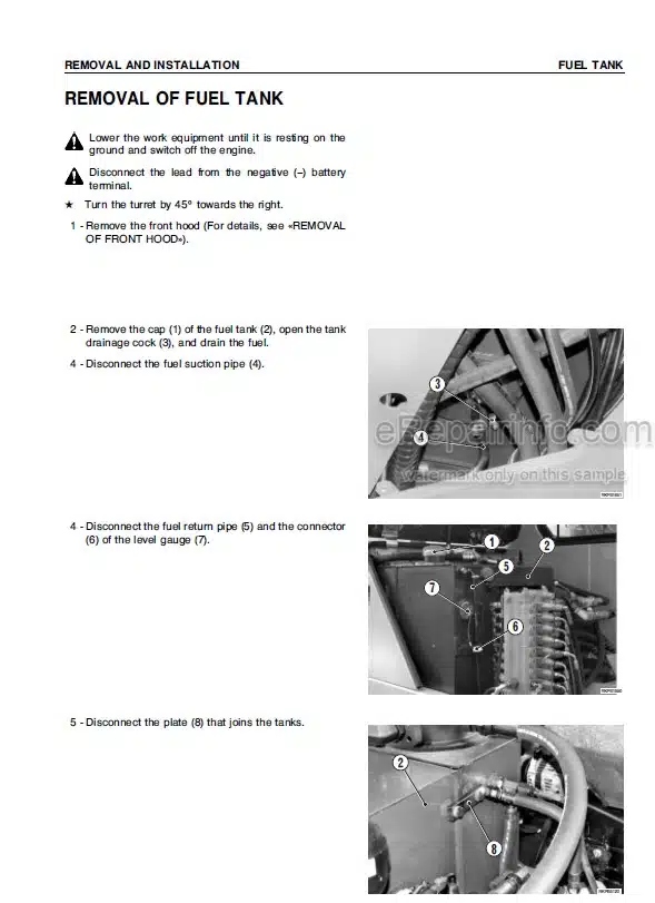 Photo 6 - Komatsu PW95R-2 Shop Manual Hydraulic Excavator WEBM001801 SN 21D0200280-
