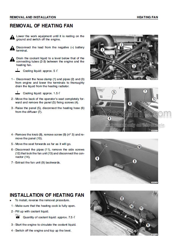 Photo 7 - Komatsu PW95R-2 Shop Manual Hydraulic Excavator WEBM001800 SN 21D0200001-