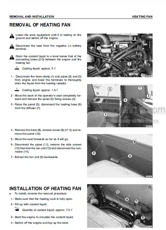 Photo 6 - Komatsu PW110R-1 Shop Manual Hydraulic Excavator WEBM000800 SN 2260000001-