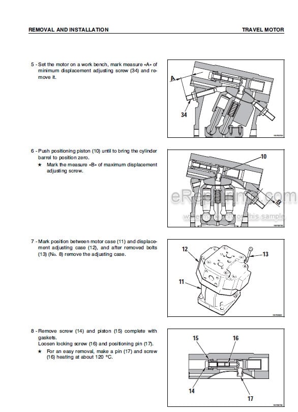 Photo 5 - Komatsu PW95R-2 Shop Manual Hydraulic Excavator WEBM001801 SN 21D0200280-