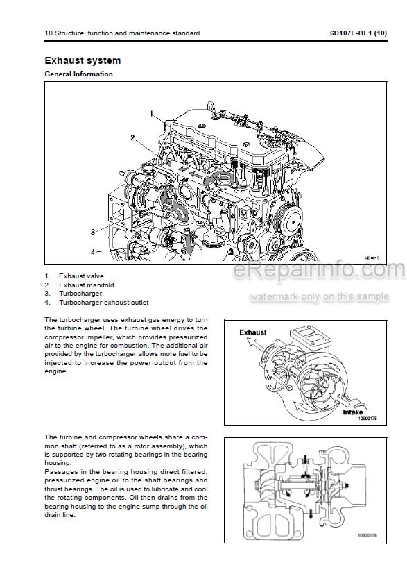 Photo 3 - Komatsu SAA6D10-7E-1-A Shop Manual Engine For Komatsu Forklift