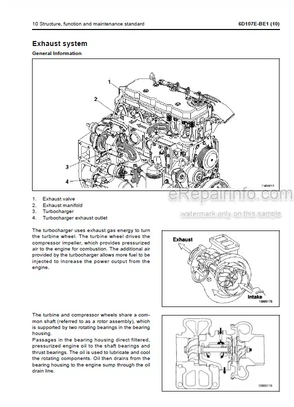 Photo 3 - Komatsu SAA6D10-7E-1-A Shop Manual Engine For Komatsu Forklift