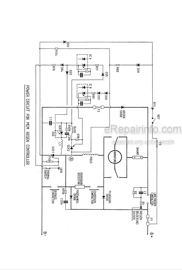 Photo 4 - Komatsu Sevcon Shop Manual Motor Control System For Forklift FBM10 18.2ESV-BE1