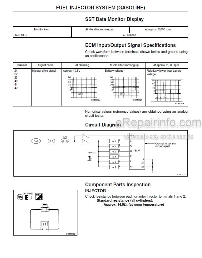 Photo 3 - Komatsu TB45E ECU Service Manual Gasoline Engine For Komatsu Forklift SM205 SN 133001-