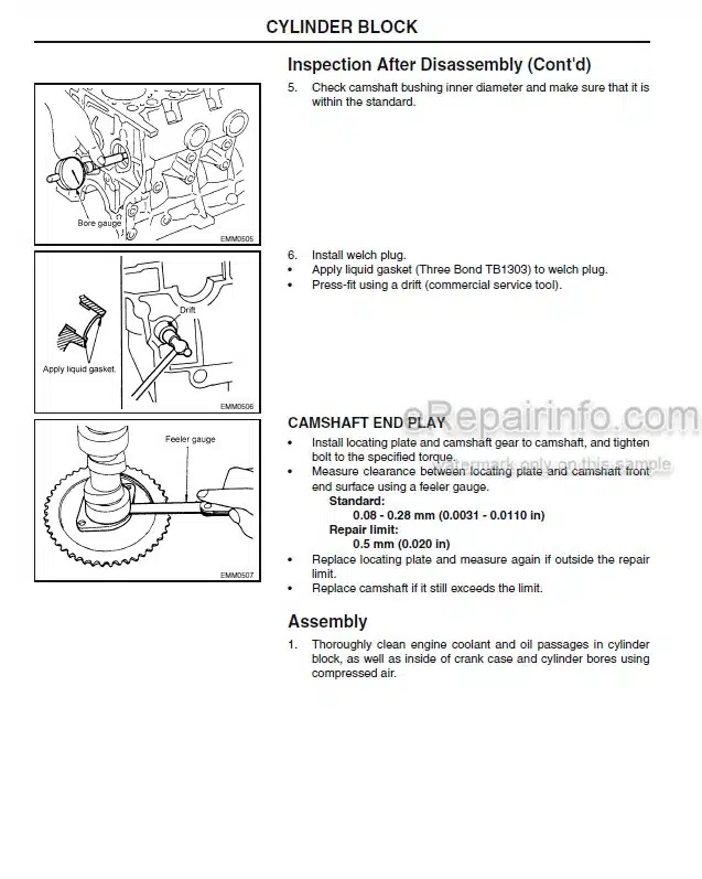 Photo 9 - Komatsu TB45E ECU Service Manual Gasoline Engine For Komatsu Forklift SM205 SN 133001-