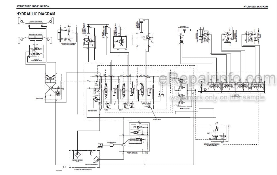 Photo 3 - Komatsu WH609-1E0 WH613-1E0 WH713-1E0 WH714H-1E0 WH716-1E0 Shop Manual Telescopic Handler WEBM008500