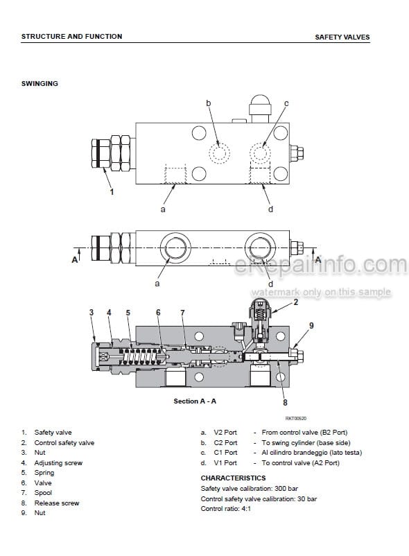 Photo 5 - Komatsu WH609-1E0 WH613-1E0 WH713-1E0 WH714H-1E0 WH716-1E0 Shop Manual Telescopic Handler WEBM008500