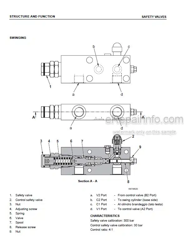 Photo 5 - Komatsu WH609-1E0 WH613-1E0 WH713-1E0 WH714H-1E0 WH716-1E0 Shop Manual Telescopic Handler WEBM008500