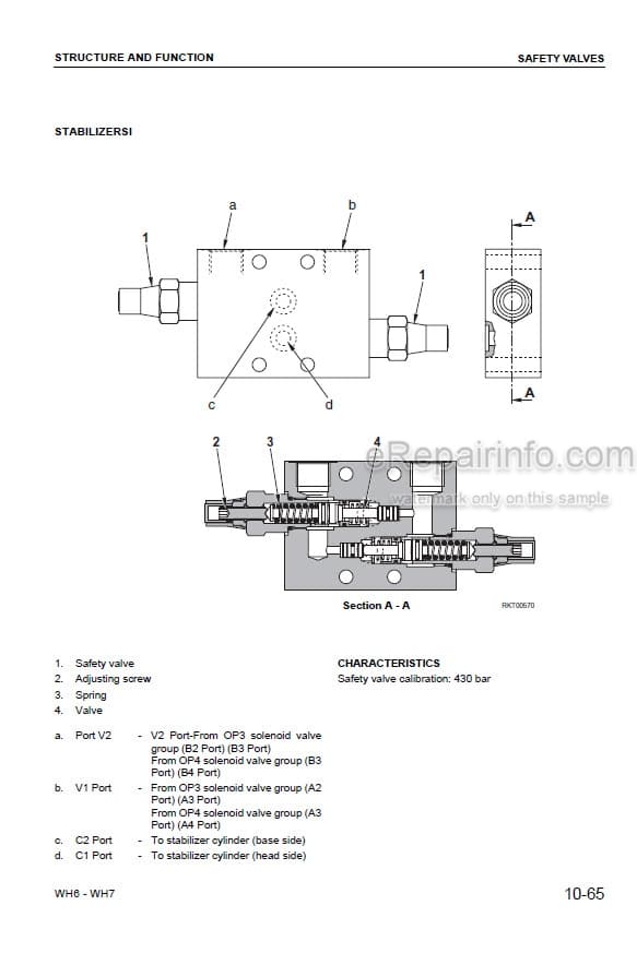 Photo 5 - Komatsu WH609-1 WH613-1 WH713-1 WH714-1 WH714H-1 WH716-1 Shop Manual Telescopic Handler WEBM005700