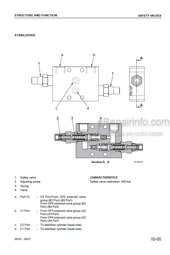 Photo 5 - Komatsu WH609-1 WH613-1 WH713-1 WH714-1 WH714H-1 WH716-1 Shop Manual Telescopic Handler WEBM005700