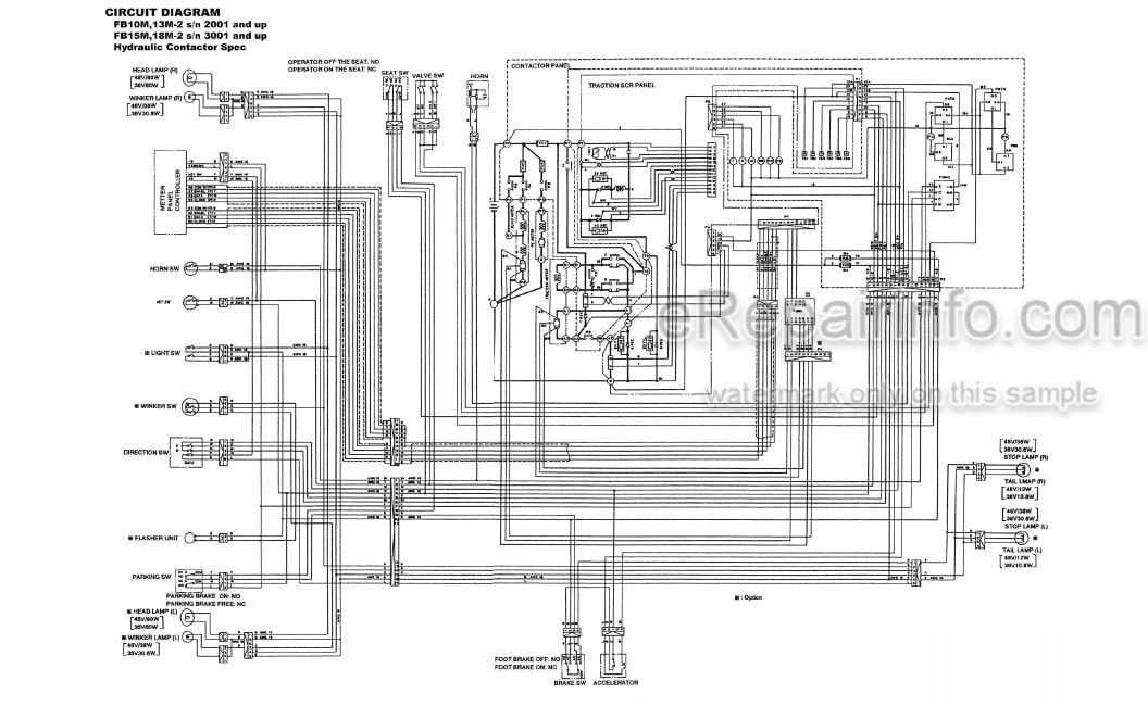 Photo 5 - Komatsu XXAM Service Manual Forklift Truck SM018