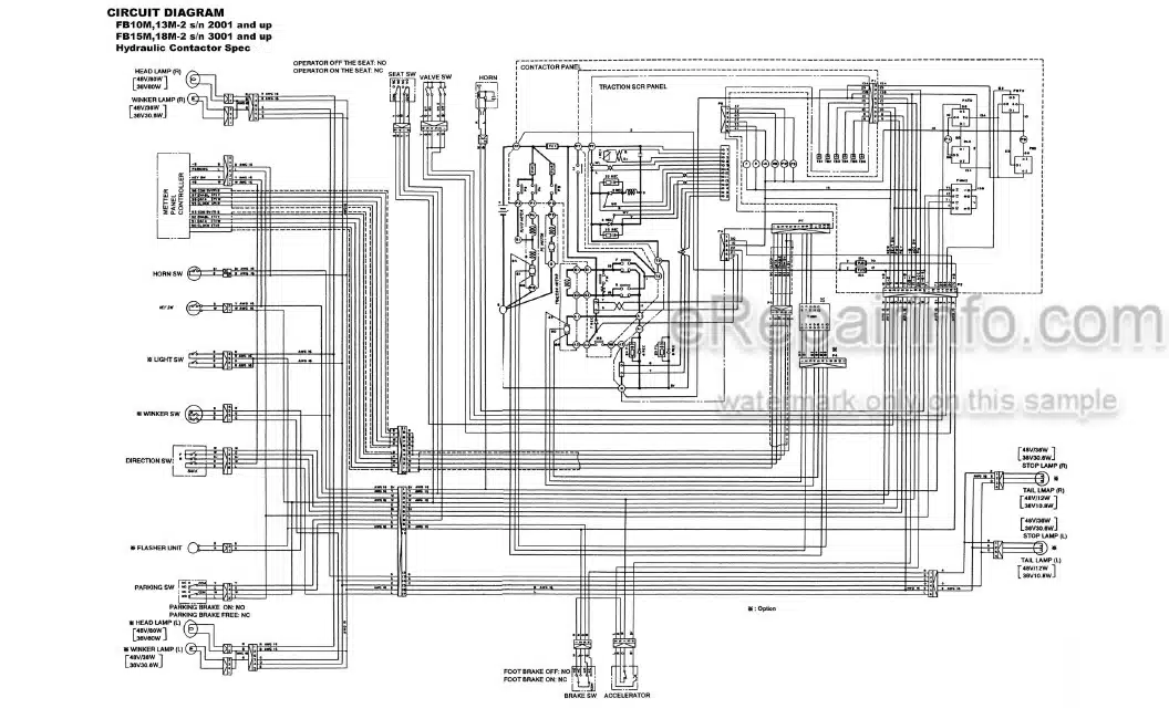 Photo 5 - Komatsu XXAM Service Manual Forklift Truck SM018