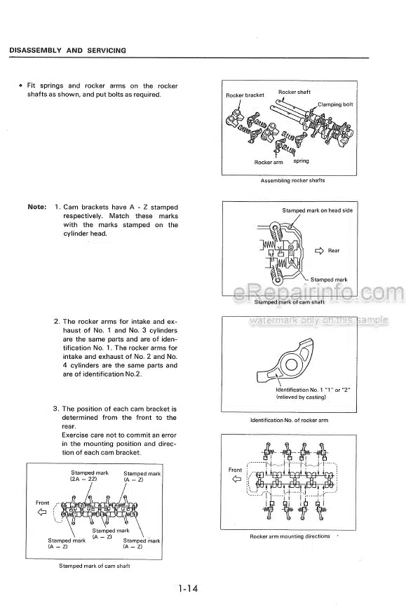 Photo 8 - Komatsu Z24 ZB24 Shop Manual Diesel Engine For Komatsu Forklift