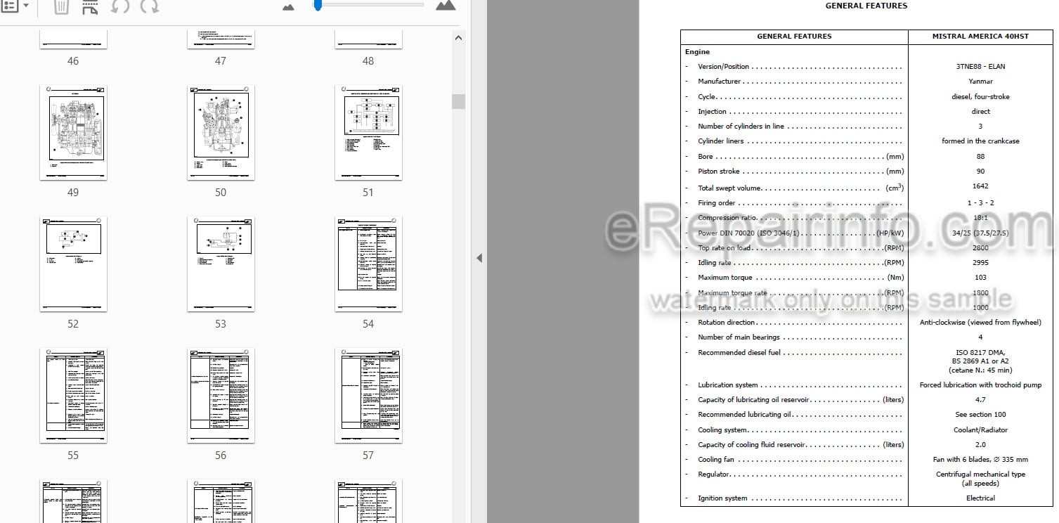 Photo 4 - Landini Mistral America 40HST 45HST 50HST Training Manual Tractor 3676168M1