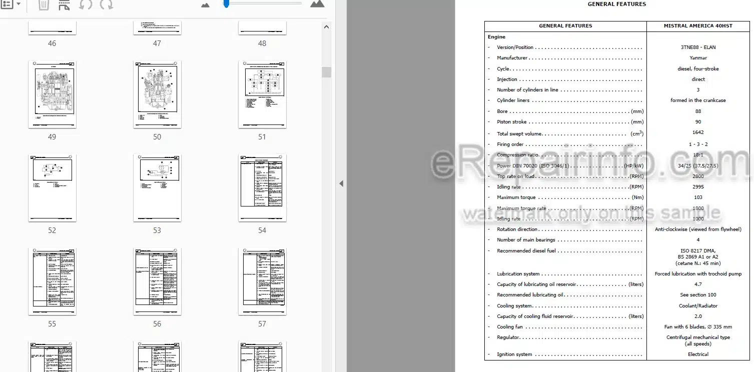 Photo 4 - Landini Mistral America 40HST 45HST 50HST Training Manual Tractor 3676168M1