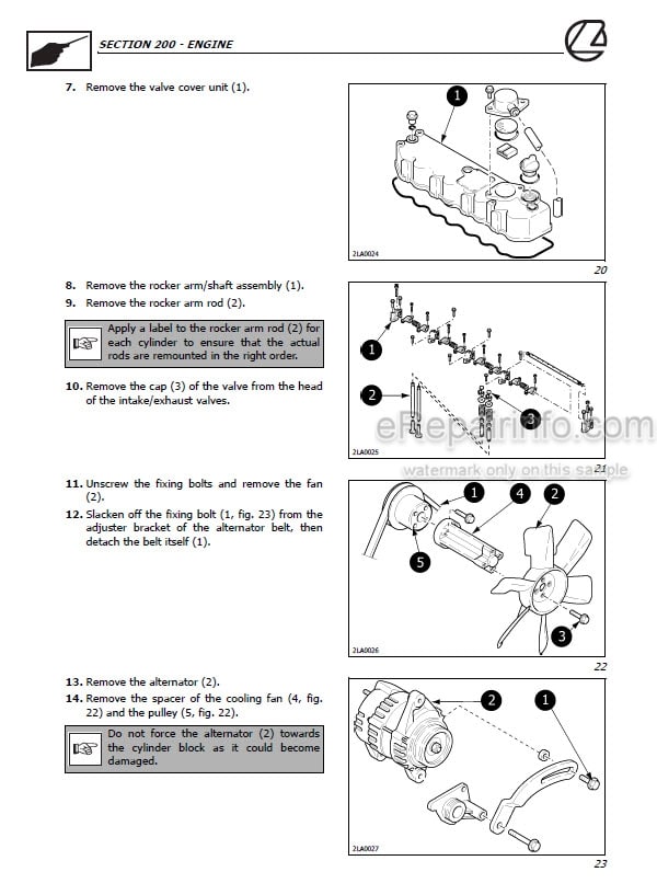 Photo 10 - Landini Mistral America 40HST 45HST 50HST Training Manual Tractor 3676168M1