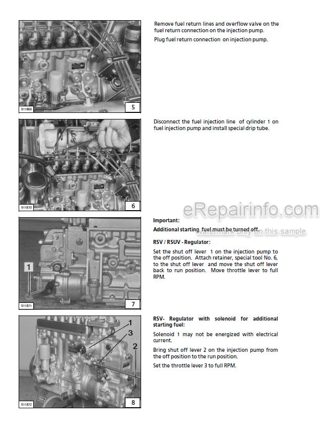 Photo 7 - Liebherr D9306 D9308 D9406 D9408 Workshop Manual Diesel Engine TM2224 TM1831