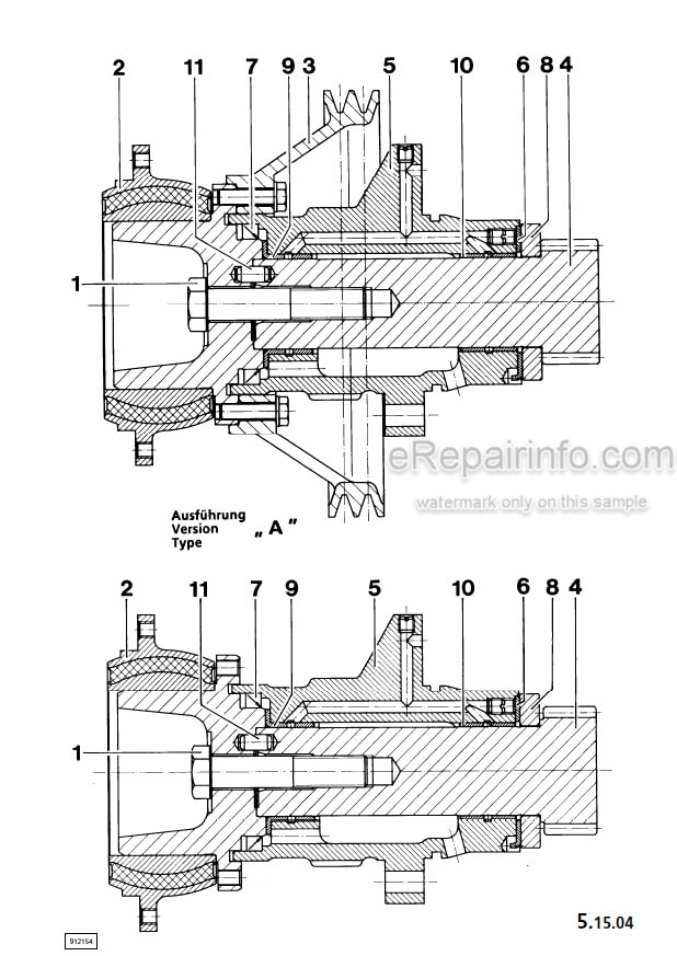 Photo 5 - Liebherr D9306 D9308 D9406 D9408 Workshop Manual Diesel Engine TM2224 TM1831