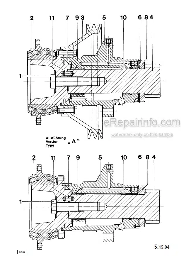 Photo 5 - Liebherr D9306 D9308 D9406 D9408 Workshop Manual Diesel Engine TM2224 TM1831