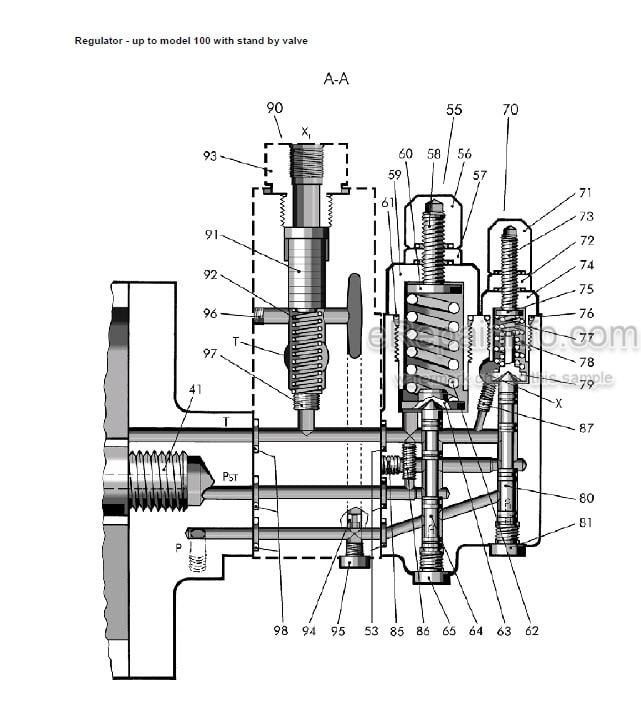 Photo 3 - Liebherr LR622 LR632 Series 2 Litronic Service Manual Crawler Loader TM1945