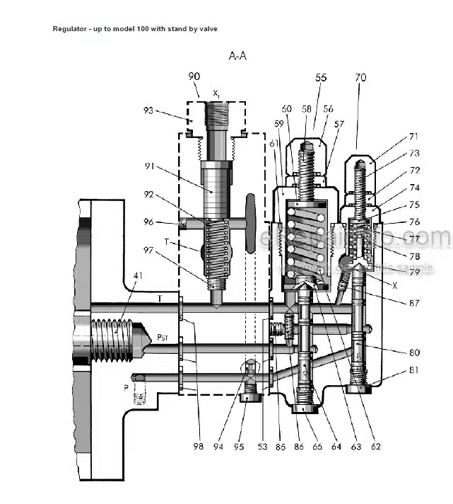 Photo 3 - Liebherr LR622 LR632 Series 2 Litronic Service Manual Crawler Loader TM1945